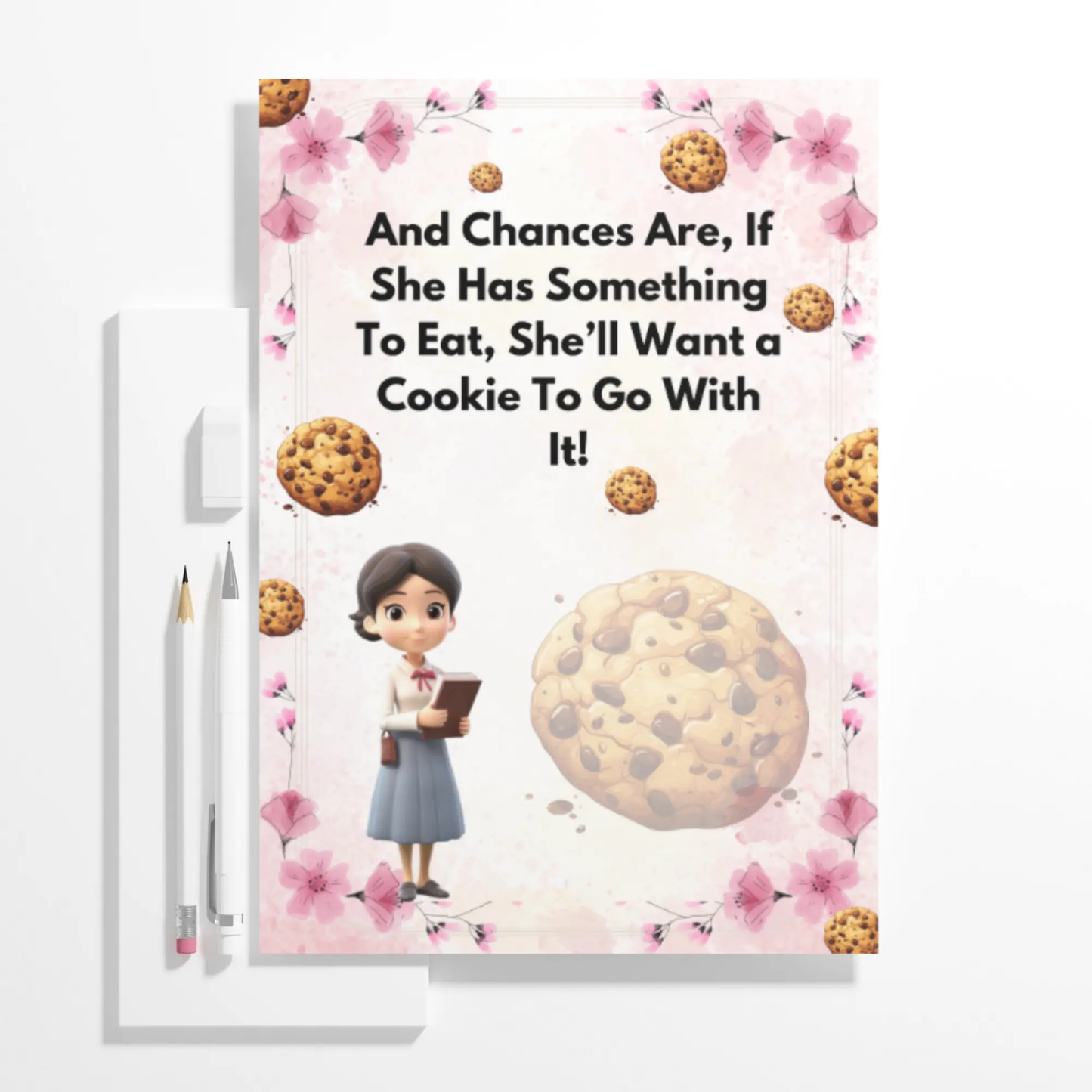 If You Give Your Teacher A Cookie Book Template - CreativeRino