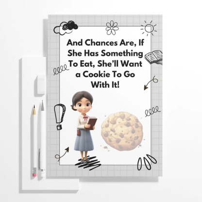If You Give Your Teacher A Cookie Book Template - CreativeRino