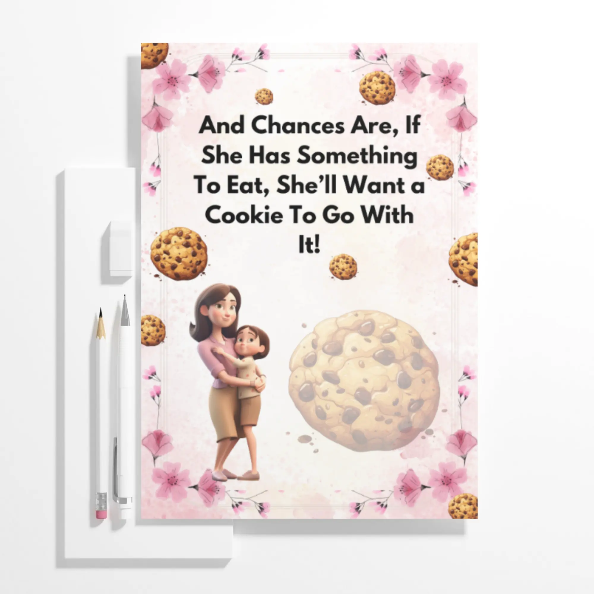 If You Give Your Mom A Cookie Book Template - CreativeRino