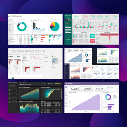 50+ Power BI Dashboard Template Bundle - CreativeRino