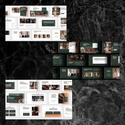 3 Funeral Powerpoint Presentation Template Bundle | Funeral Service Powerpoint Template - CreativeRino