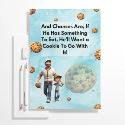 If You Give Your Dad A Cookie Book Template - CreativeRino