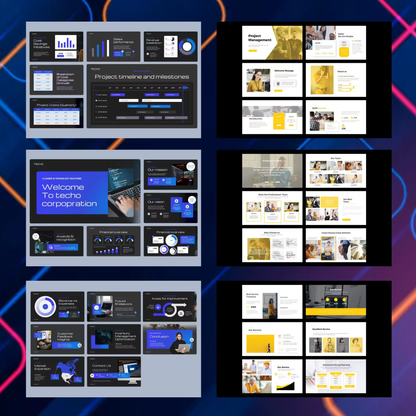 20 Project Management Powerpoint Presentation Template Bundle CreativeRino