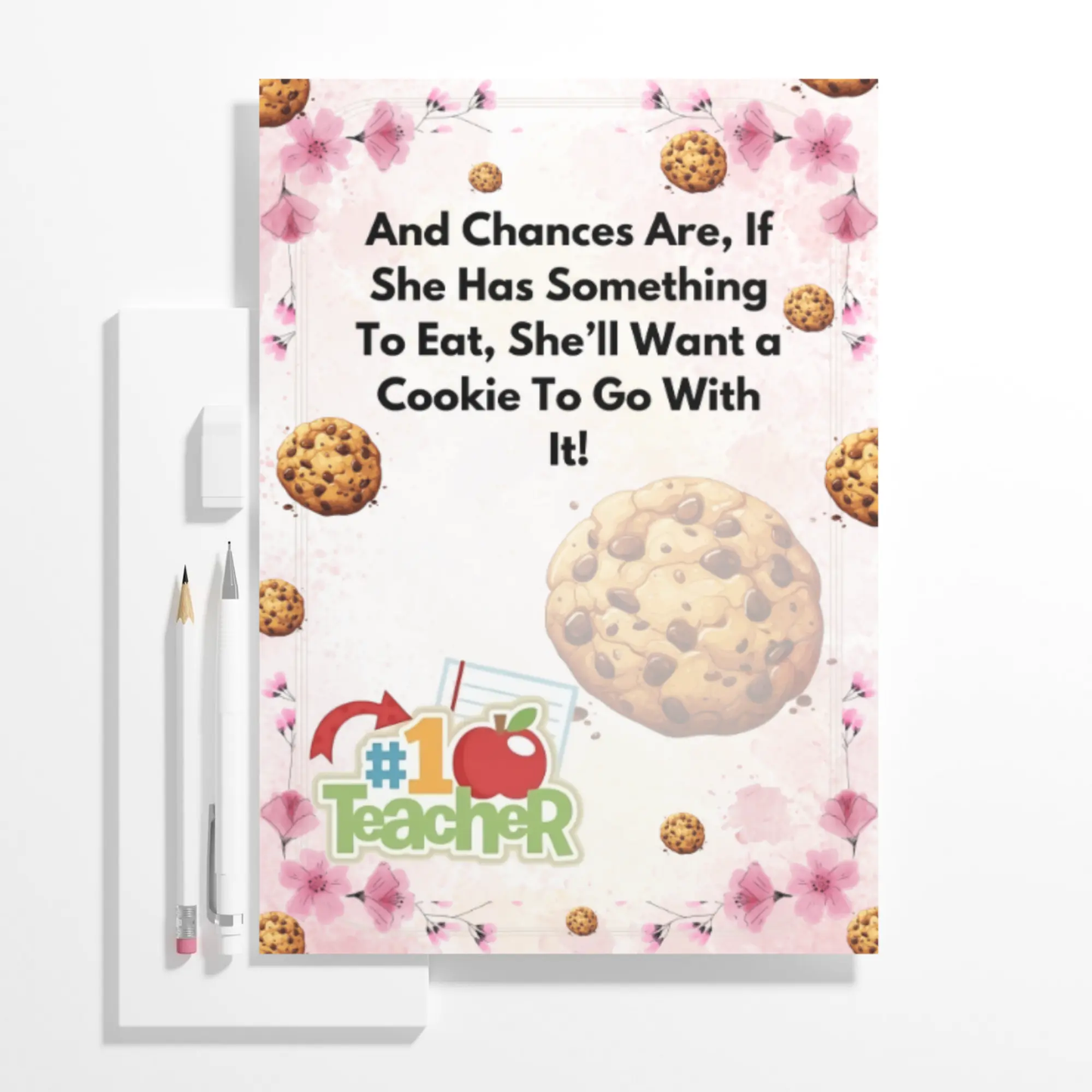 If You Give Your Teacher A Cookie Book Template - CreativeRino