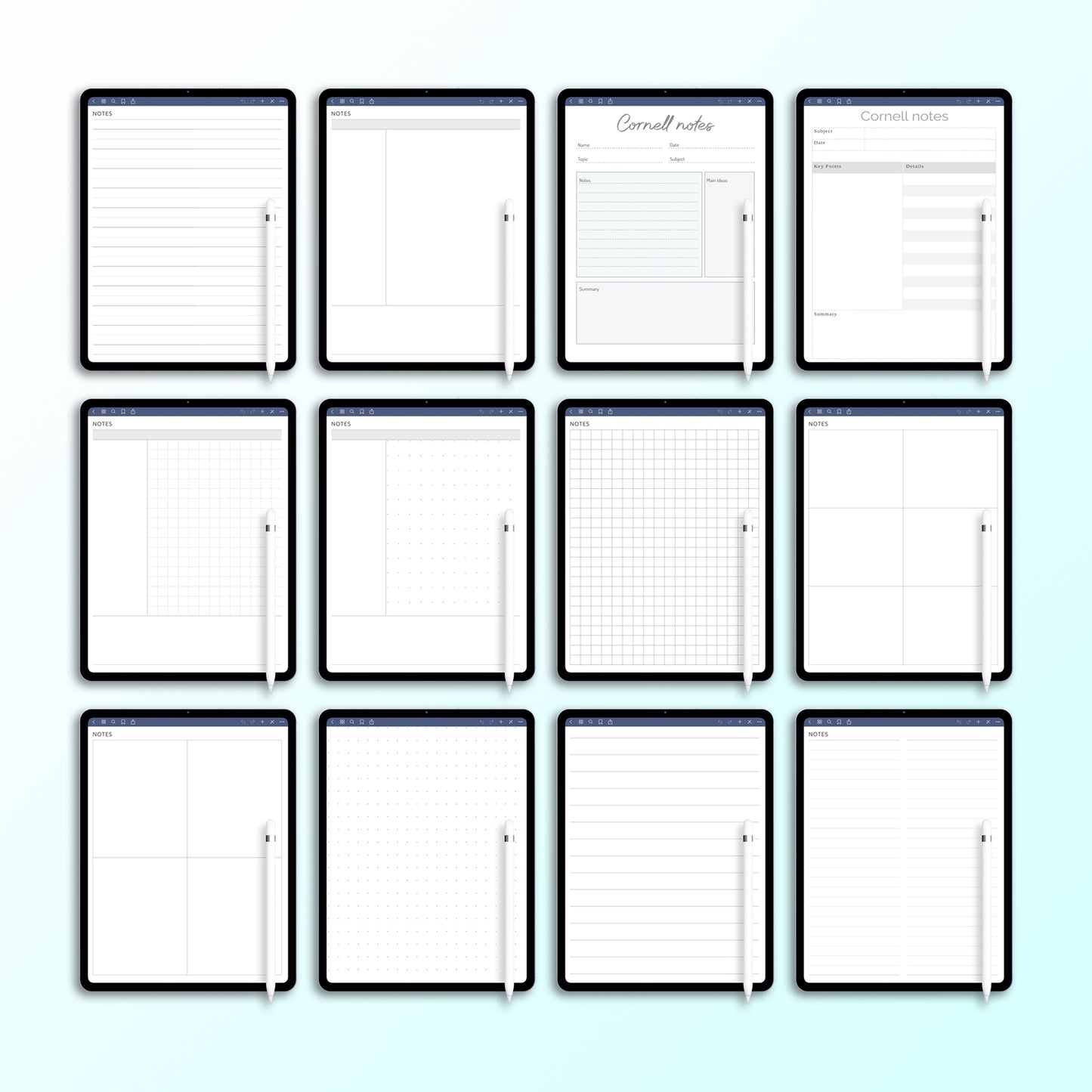 40+ Onyx Boox Planners Template Bundle