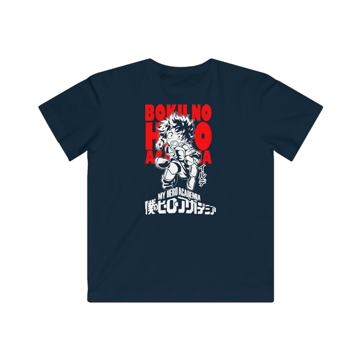 My Hero Academia Kids Fine Jersey Tee - Fun Anime Graphic T-shirt for Young Fans - CreativeRino