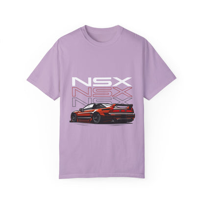 NSX Unisex Garment-Dyed T-Shirt - Retro Car Enthusiast Apparel - CreativeRino