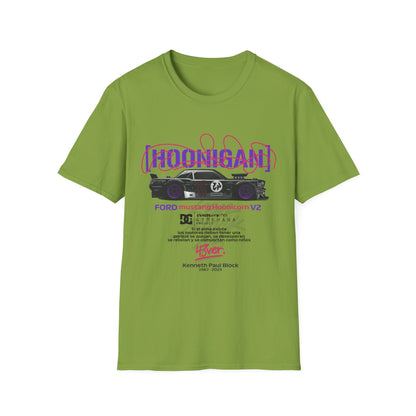 Hoonigan Unisex Softstyle T-Shirt - Perfect for Car Enthusiasts - CreativeRino