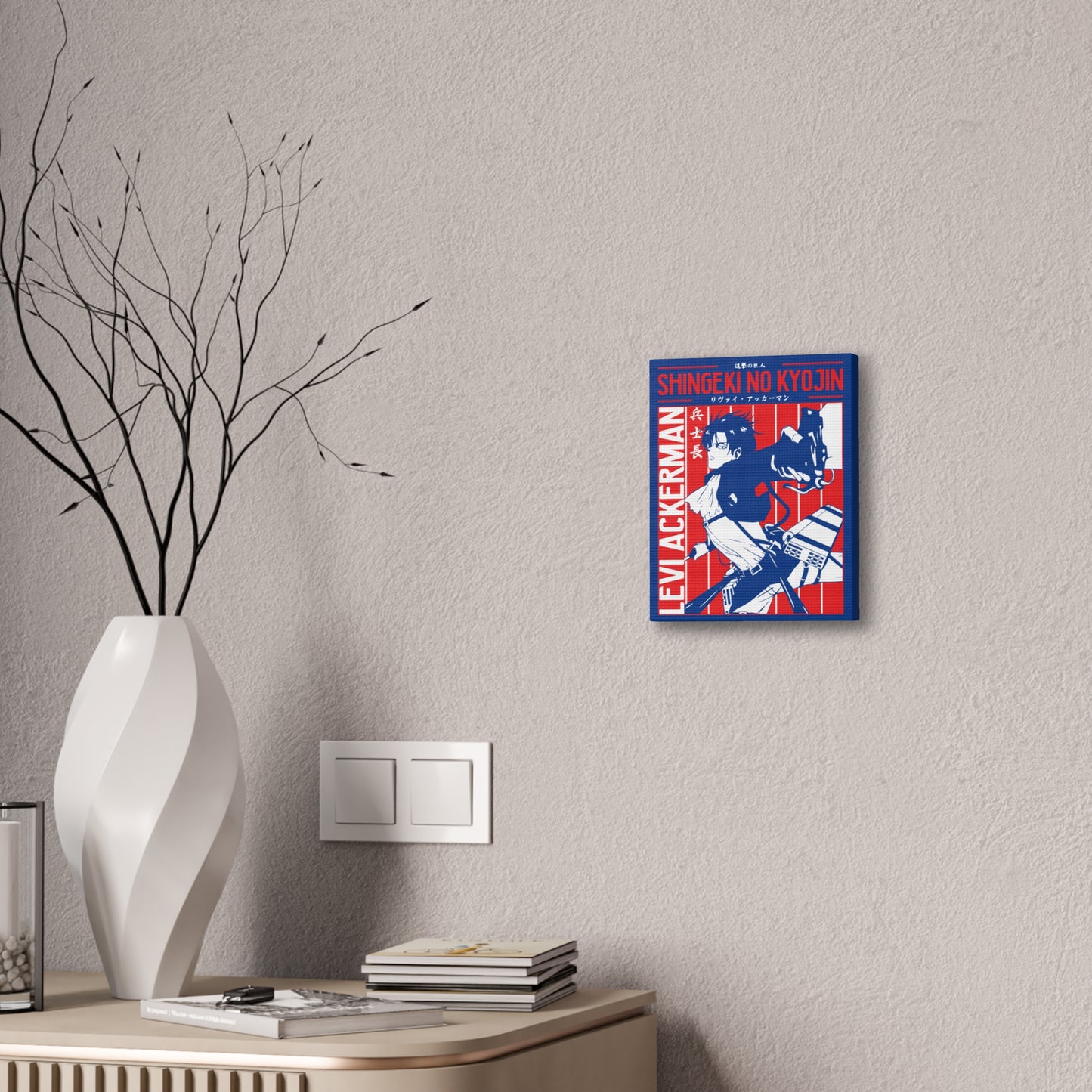 Anime Art Canvas Print - Attack on Titan Inspired - CreativeRino