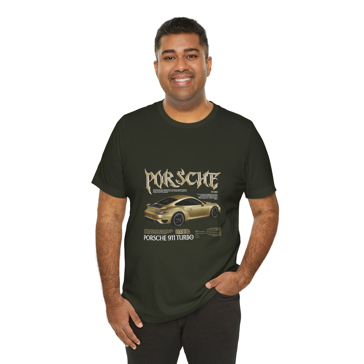 Porsche 911 Turbo Graphic Tee for Car Enthusiasts - CreativeRino