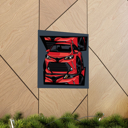Car Matte Poster - Perfect Gift for Car Lovers - CreativeRino