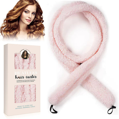 Luxurious Satin Heatless Hair Curler | Damage-Free Overnight Soft Waves Ribbon | DIY Sleep-In Hair Styling Tool for All Hair Types CreativeRino