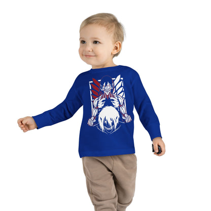 Attack on Titan Toddler Long Sleeve Tee Anime Graphic T-shirt - CreativeRino