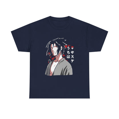 Naruto Inspired Unisex Heavy Cotton Tee - Anime T-shirt Design - CreativeRino