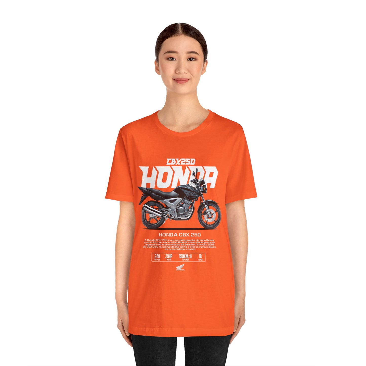 Honda CBX 250 Motorcycle Unisex T-Shirt - Bold Graphic Tee for Riders - CreativeRino