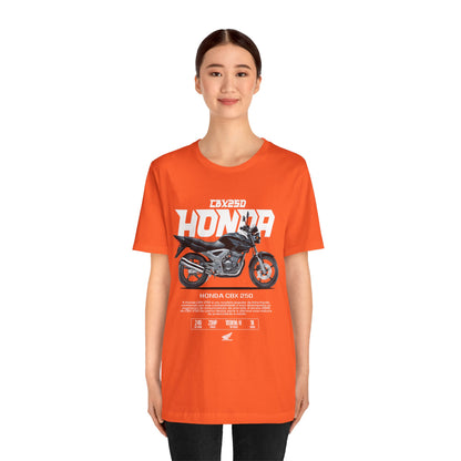 Honda CBX 250 Motorcycle Unisex T-Shirt - Bold Graphic Tee for Riders - CreativeRino