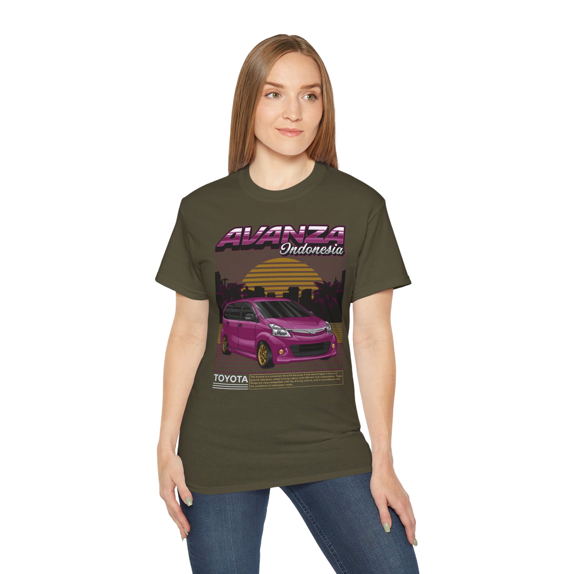Retro Toyota Avanza Graphic Tee - Perfect T-shirt for Car Enthusiasts - CreativeRino