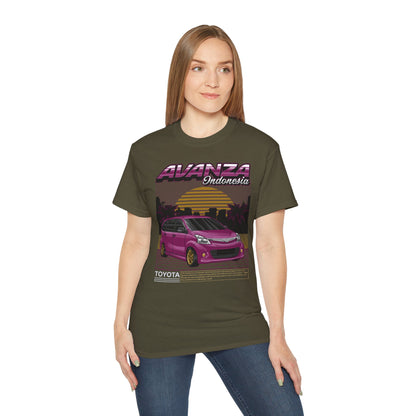 Retro Toyota Avanza Graphic Tee - Perfect T-shirt for Car Enthusiasts - CreativeRino