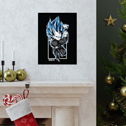 Vegeta Super Saiyan Poster - Dragon Ball Matte Vertical Wall Art for Anime Fans - CreativeRino