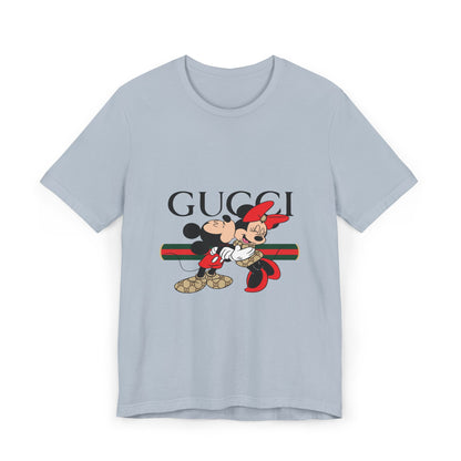 Gucci Mickey & Minnie Unisex T-Shirt, Fun Graphic Tee, Disney Fashion, Gift for Disney Lovers, Cute Casual Wear, Holiday Apparel - CreativeRino