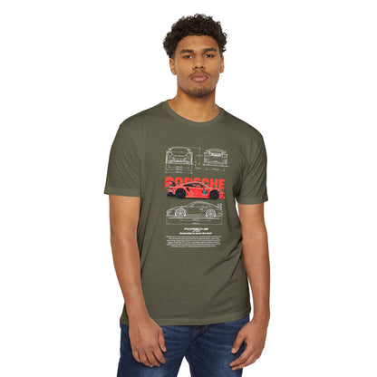 Porsche Gt3rs Vintage Graphic Unisex T-Shirt | Perfect Gift for Car Enthusiasts - CreativeRino