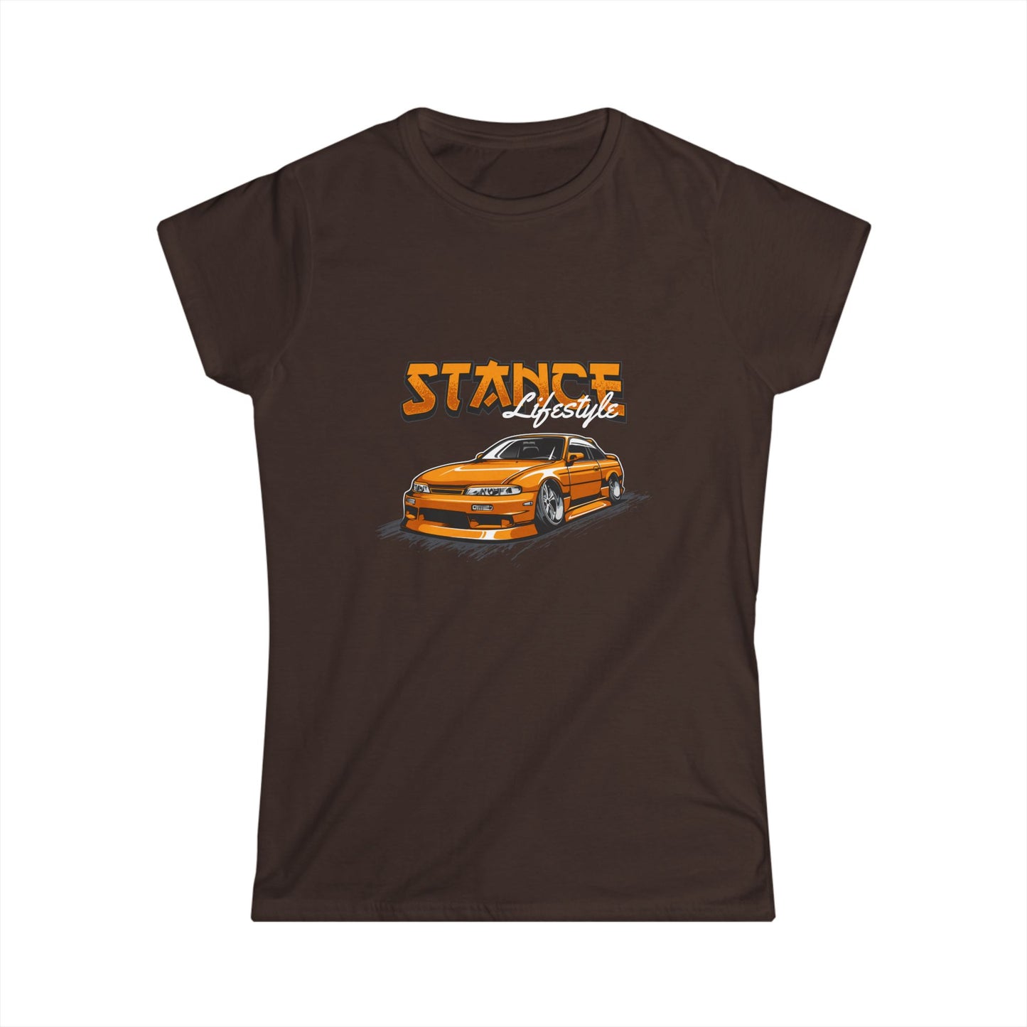 Stance Lifestyle Women's Softstyle Tee - Car Enthusiast T-shirt - CreativeRino