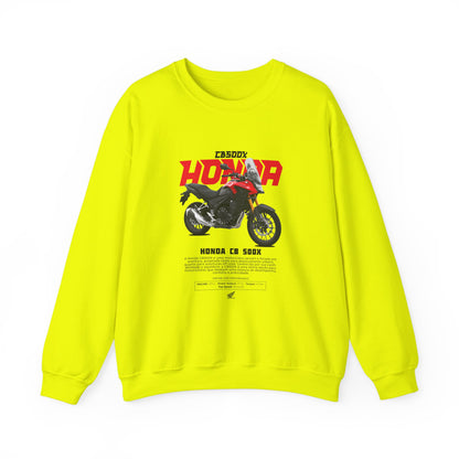 Honda CB500X Motorcycle Crewneck Sweatshirt - Unisex Heavy Blend™ - CreativeRino