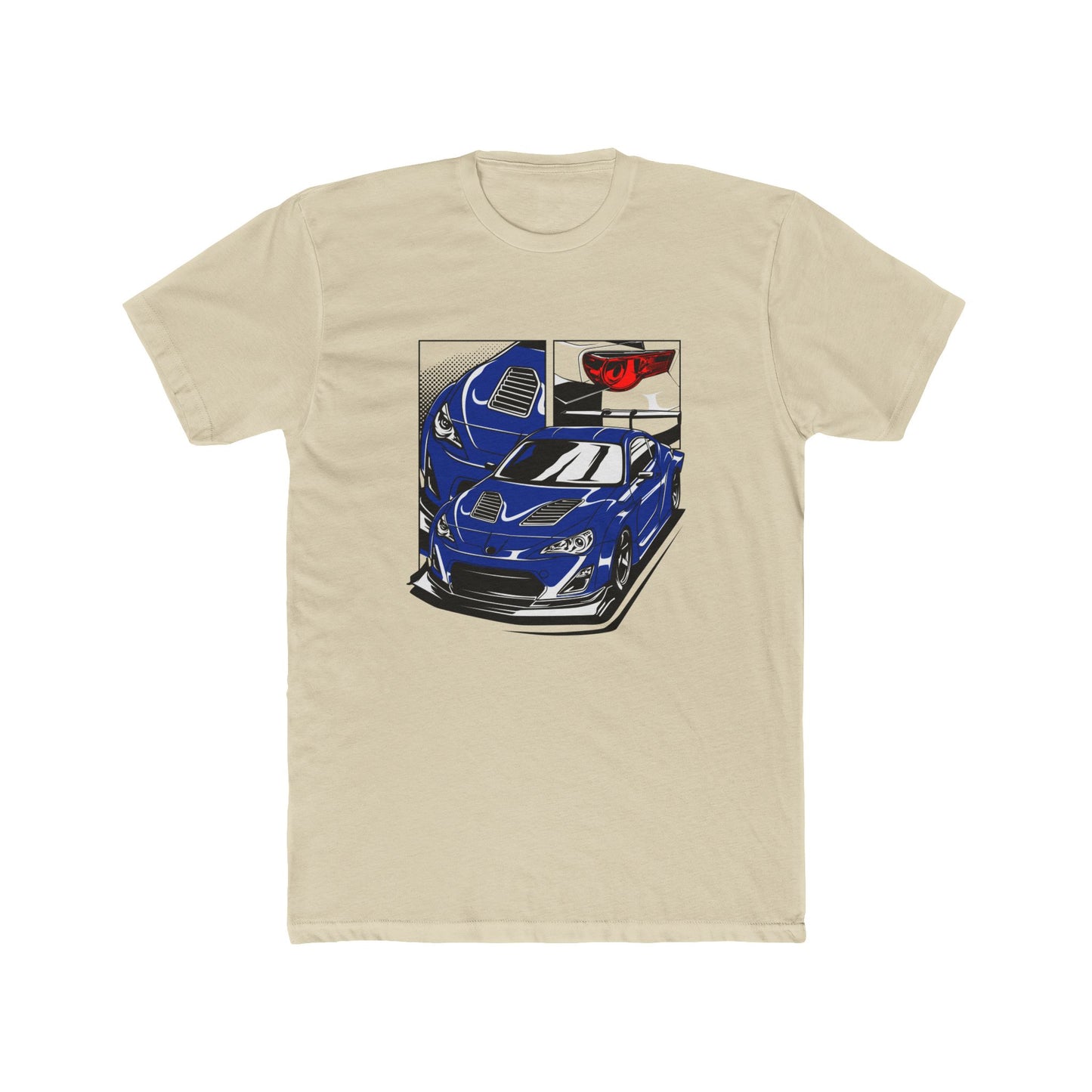 Racing-Inspired Unisex Cotton Crew Tee - Perfect T-shirt Gift for Car Enthusiasts - CreativeRino