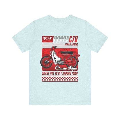 Honda C70 Classic Style Unisex Tee - Smart Way to Get Around Town T-shirt - CreativeRino