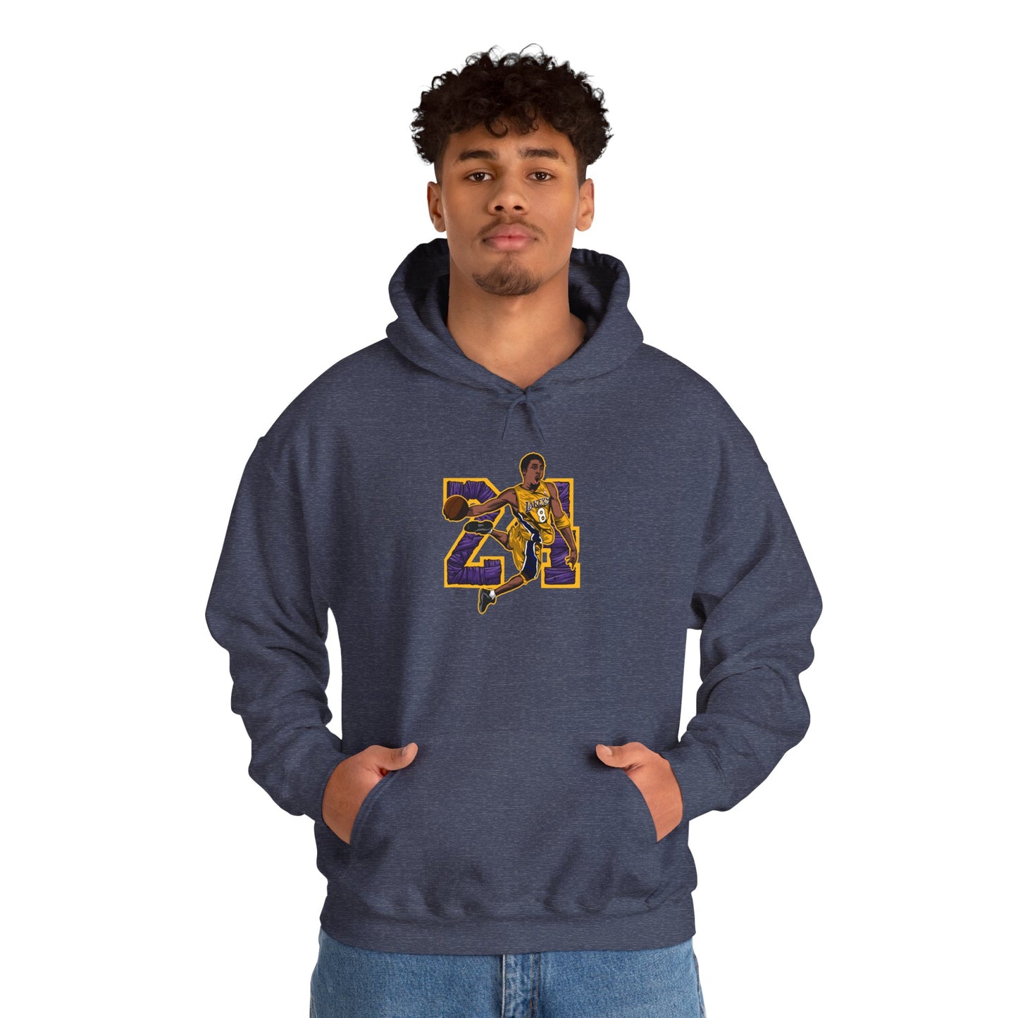 Kobe Bryant Basketball Star Hoodie - Vintage Sports Sweatshirt - CreativeRino