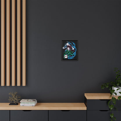 Demon Slayer Framed Anime Canvas Art - Anime Inspired Decor - CreativeRino