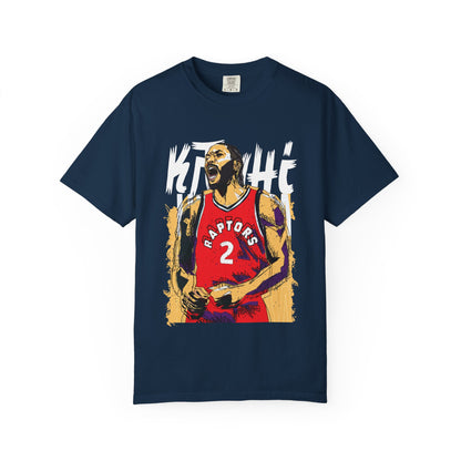 Kawhi Leonard Basketball T-shirt for Fans | Unisex Garment-Dyed Tee - CreativeRino