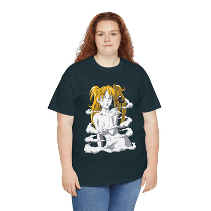 Anime-Inspired Unisex Heavy Cotton Tee - Naruto T-shirt Design - CreativeRino