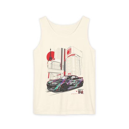 Nissan GT-R Racing Graphic Tank Top for Car Enthusiasts - CreativeRino