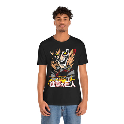 Attack on Titan Unisex Jersey Tee - Epic Anime Graphic T-Shirt - CreativeRino