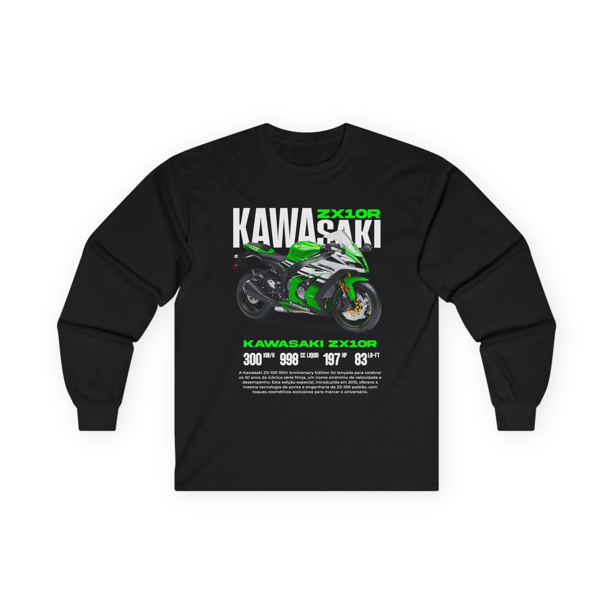 Kawasaki Ninja ZX-10R Unisex Ultra Cotton Long Sleeve Tee