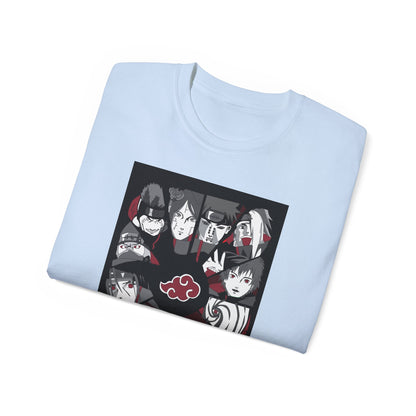 Anime-Inspired Unisex Ultra Cotton Tee - Akatsuki T-shirt Design - CreativeRino