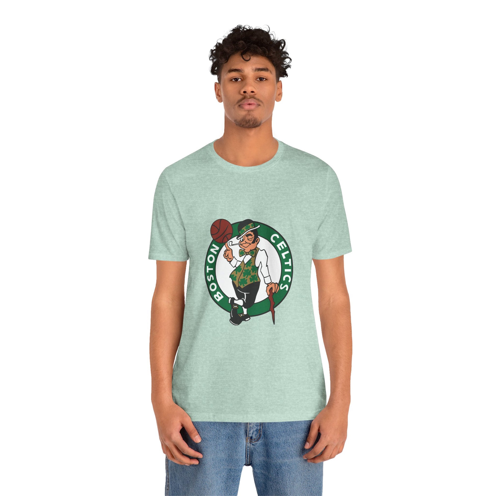 Boston Celtics Vintage Graphic Tee - Unisex Jersey Short Sleeve T-shirt - CreativeRino