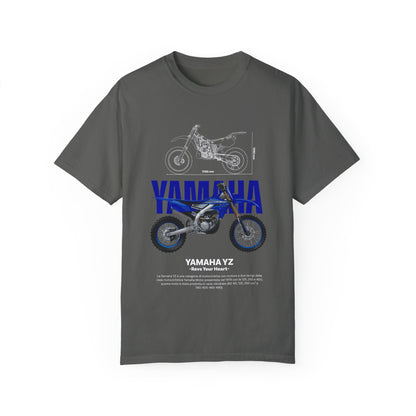Yamaha YZ Unisex Garment-Dyed T-shirt - Rev Your Heart - CreativeRino