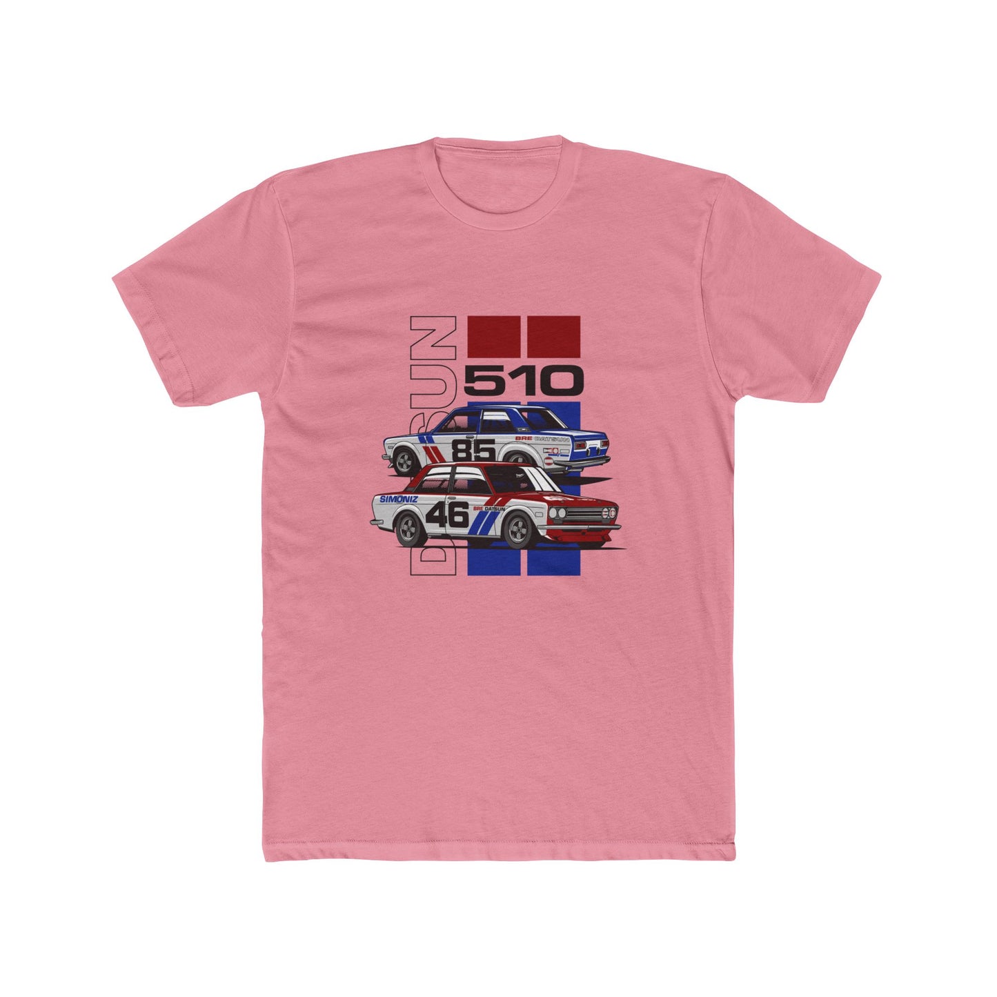 Retro Car Graphic Unisex Cotton Crew Tee - Perfect T-shirt for Auto Enthusiasts - CreativeRino