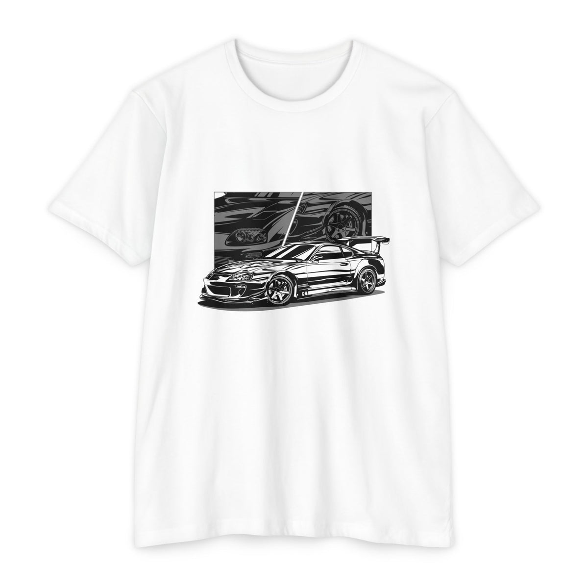 Sports Racing Car Graphic Unisex T-Shirt - Perfect T-shirt for Auto Enthusiasts - CreativeRino