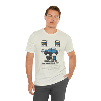 Vintage Suzuki 1983 Graphic Tee - Unisex Short Sleeve T-Shirt - CreativeRino