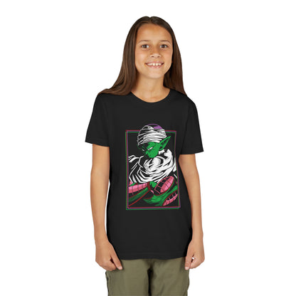 Anime-Inspired Youth Short Sleeve Tee - Dragon Ball Character T-shirt Design - CreativeRino
