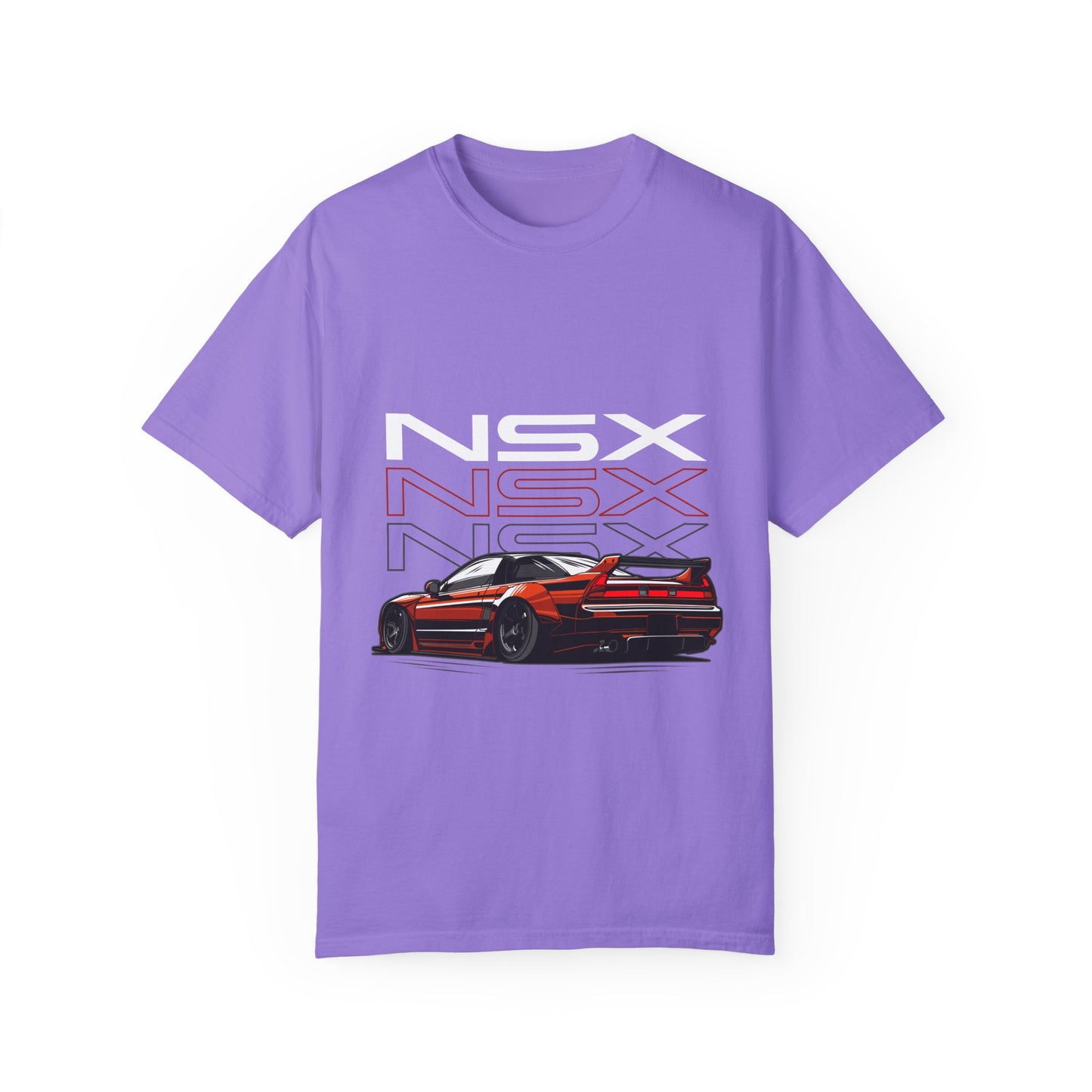 NSX Unisex Garment-Dyed T-Shirt - Retro Car Enthusiast Apparel - CreativeRino