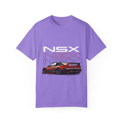 NSX Unisex Garment-Dyed T-Shirt - Retro Car Enthusiast Apparel - CreativeRino