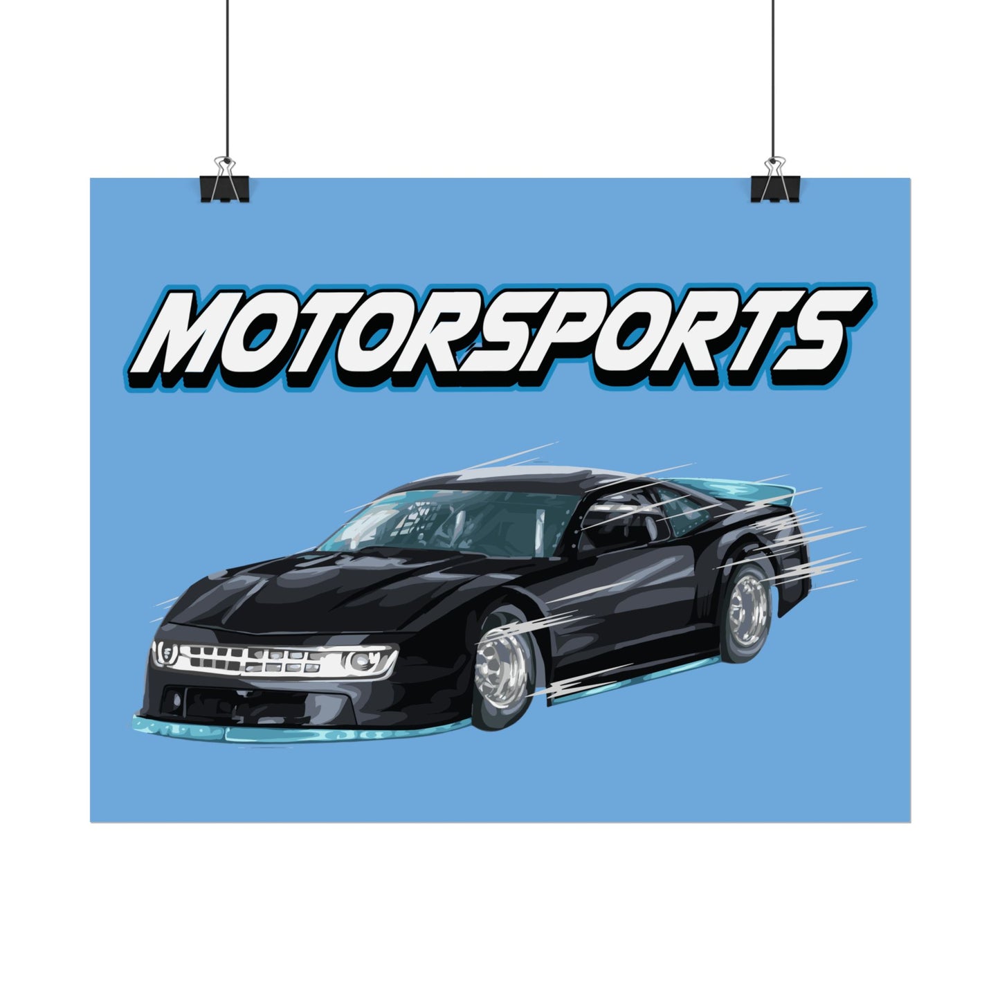 Motorsports Car Rolled Poster - Perfect for Auto Enthusiasts & Racing Fans - CreativeRino