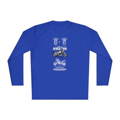 Honda CRF1000L Africa Twin Motorcycle Enthusiast Unisex Long Sleeve Tee - Africa Twin T-shirt Design - CreativeRino