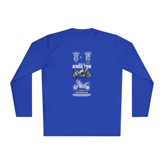 Honda CRF1000L Africa Twin Motorcycle Enthusiast Unisex Long Sleeve Tee - Africa Twin T-shirt Design - CreativeRino