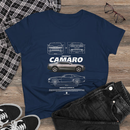 Chevrolet Camaro Women's Tee - Classic Car T-shirt - CreativeRino