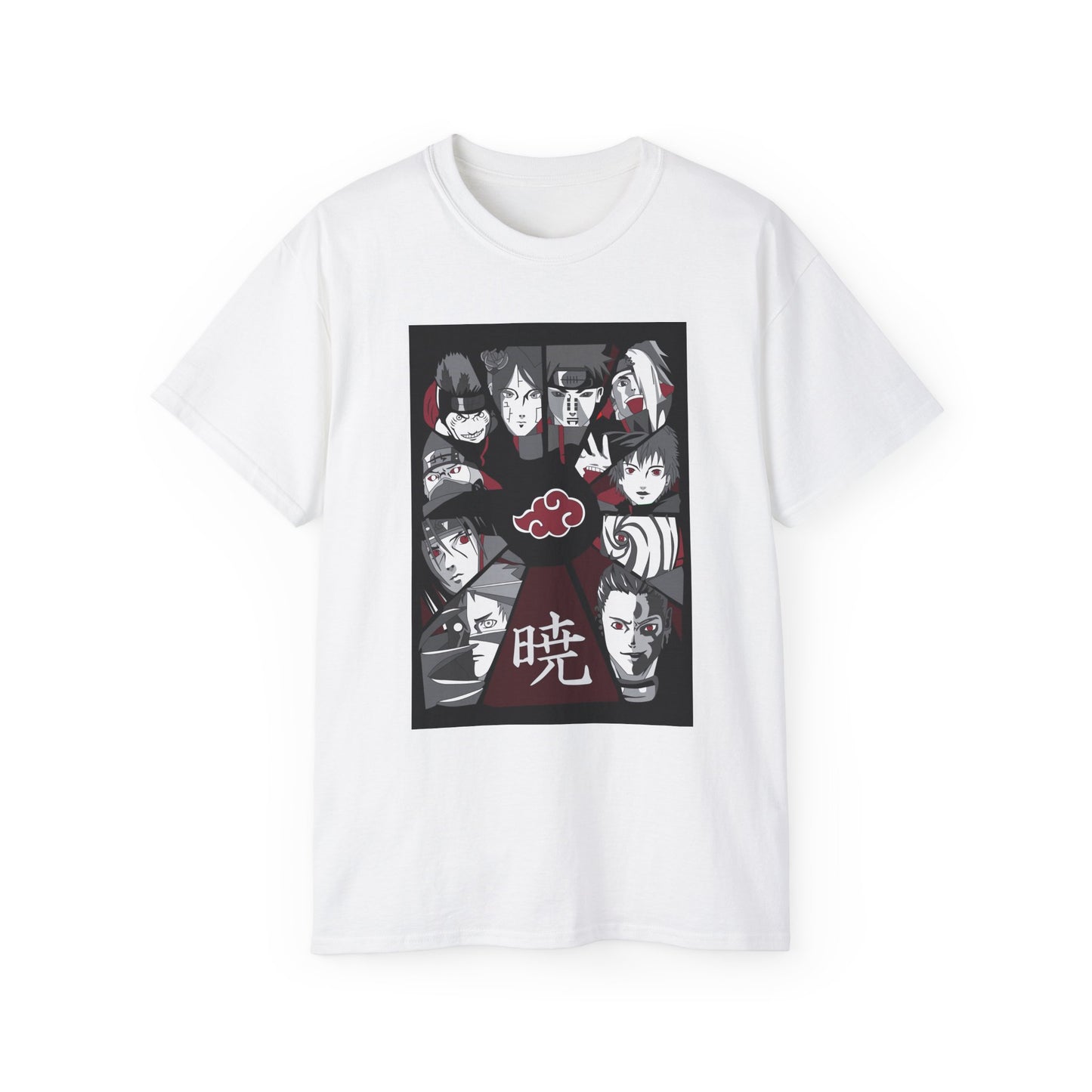 Anime-Inspired Unisex Ultra Cotton Tee - Akatsuki T-shirt Design - CreativeRino